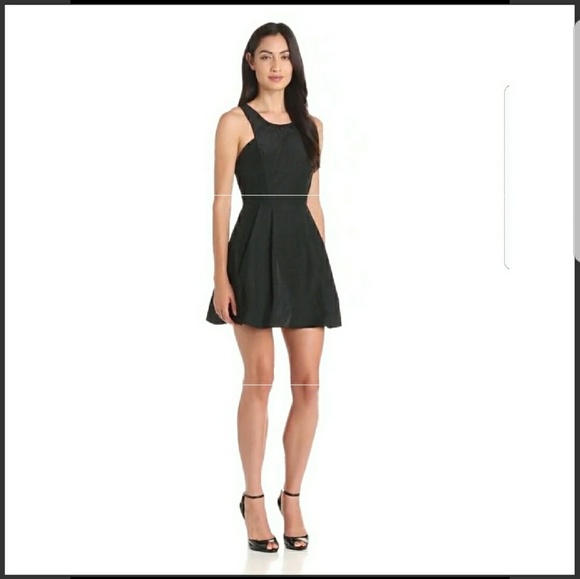 BCBGENERATION BLACK RIVET COCKTAIL DRESS - Picture 2 of 5